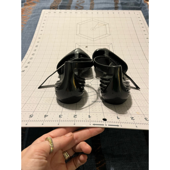 Women's Melissa Jason Wu Black Sandals Size 9 - Picture 1 of 4